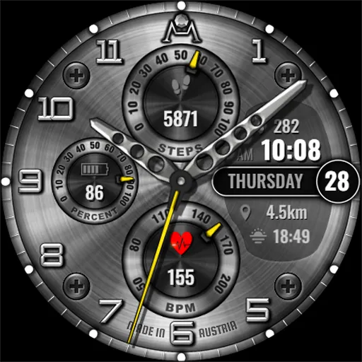 Dm | 048 Hybrid Watch Face  Apps No Google Play